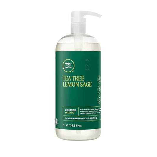 Paul Mitchell Tea Tree Lemon Sage Thickening Shampoo 1000ml NEW LOOK
