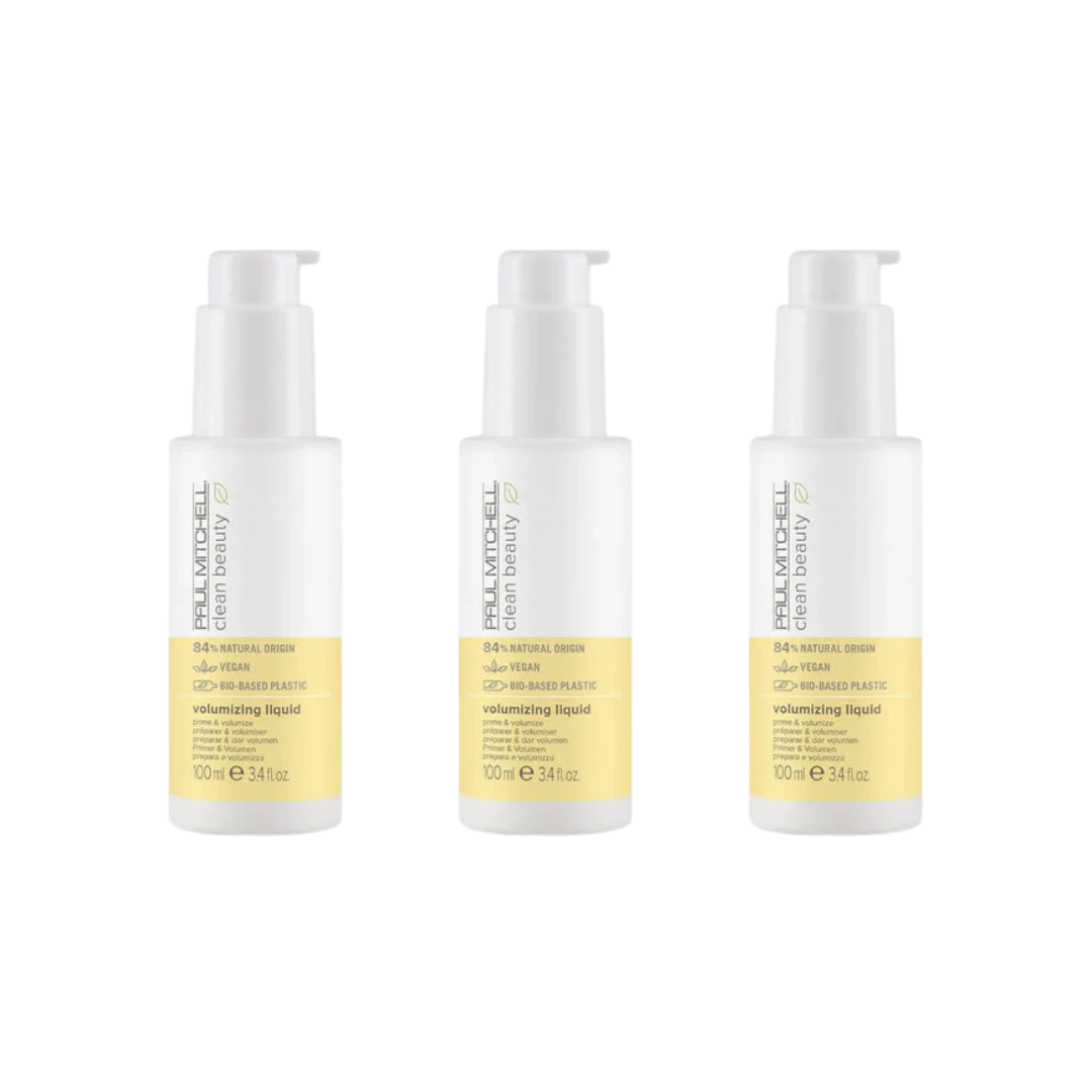 Clean Beauty By Paul Mitchell Heat Volumizing Liquid 100ml Trio