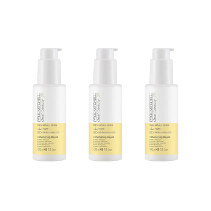 Clean Beauty By Paul Mitchell Heat Volumizing Liquid 100ml Trio