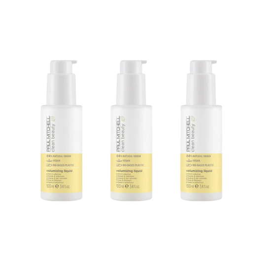Clean Beauty By Paul Mitchell Heat Volumizing Liquid 100ml Trio