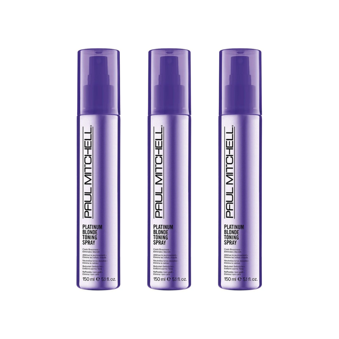 Paul Mitchell Platinum Blonde Toning Spray 150ml Trio