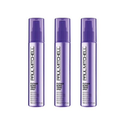 Paul Mitchell Platinum Blonde Toning Spray 150ml Trio