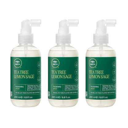Paul Mitchell Tea Tree Lemon Sage Thickening Spray 200ml Trio NEW LOOK