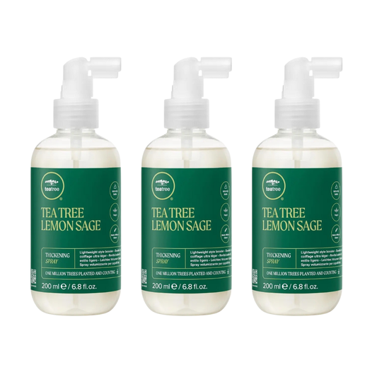 Paul Mitchell Tea Tree Lemon Sage Thickening Spray 200ml Trio NEW LOOK
