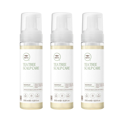 Paul Mitchell Tea Tree Scalp Care Regeniplex Root Lift Foam 200ml Trio NEW