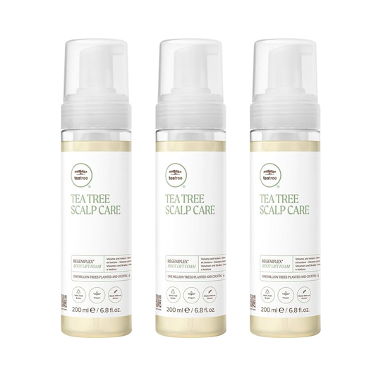 Paul Mitchell Tea Tree Scalp Care Regeniplex Root Lift Foam 200ml Trio NEW