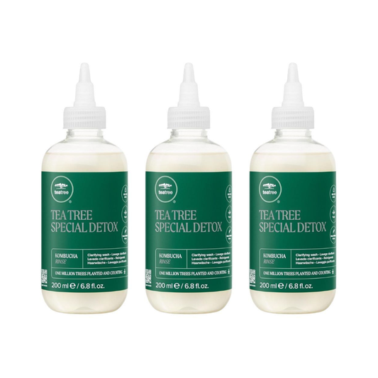 Paul Mitchell Tea Tree Special Detox Kombucha Rinse 200ml Trio NEW