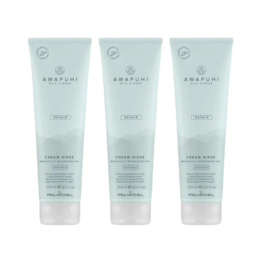 Paul Mitchell Awapuhi Wild Ginger Keratin Cream Rinse 250ml Trio