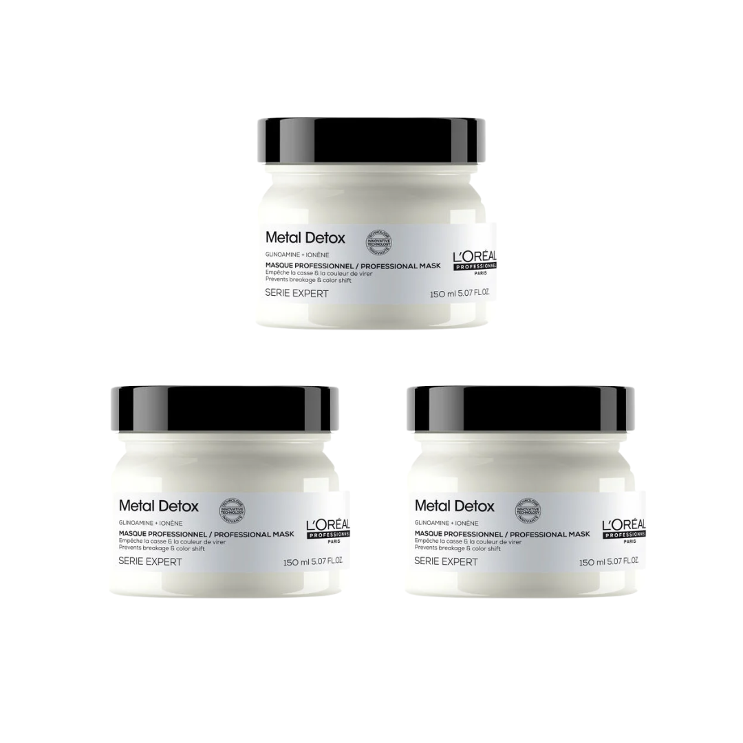 L'Oréal Professionnel Metal Detox Rinse-Off Mask 150ml Trio
