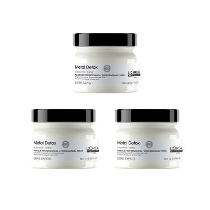 L'Oréal Professionnel Metal Detox Rinse-Off Mask 150ml Trio