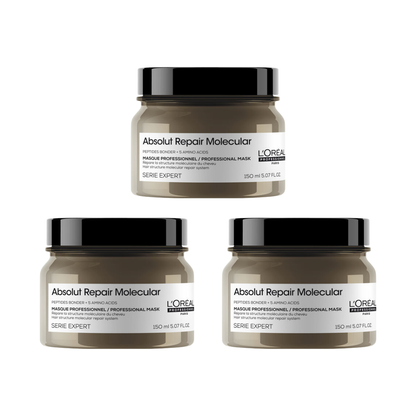 L'Oréal Professionnel Serie Expert Absolut Repair Molecular Concentrated Mask 150ml Trio