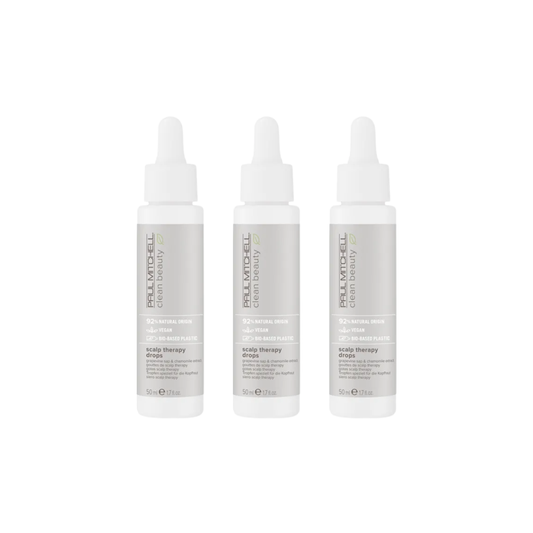 Clean Beauty By Paul Mitchell Scalp Therapy Drops 50ml Trio