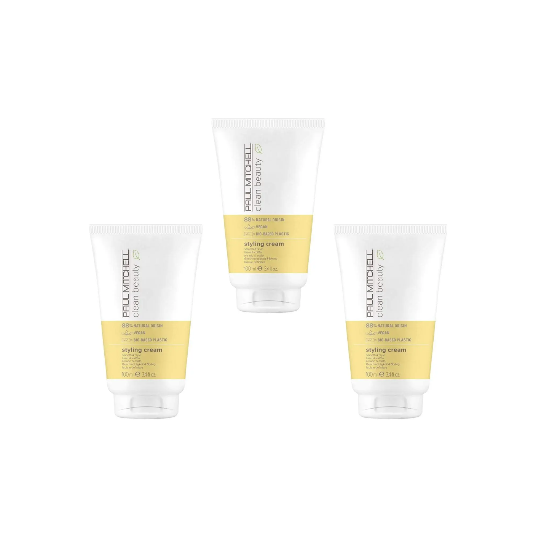Clean Beauty By Paul Mitchell Styling Cream 100ml Trio