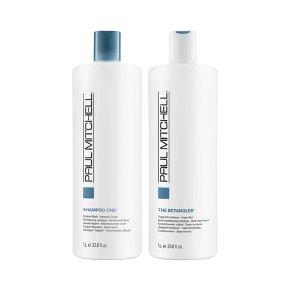 Paul Mitchell Shampoo One & The Detangler Duo 1000ml