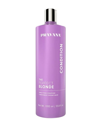 Pravana Perfect Blonde Cleanse Shampoo & Condition Conditioner Duo 1000ml