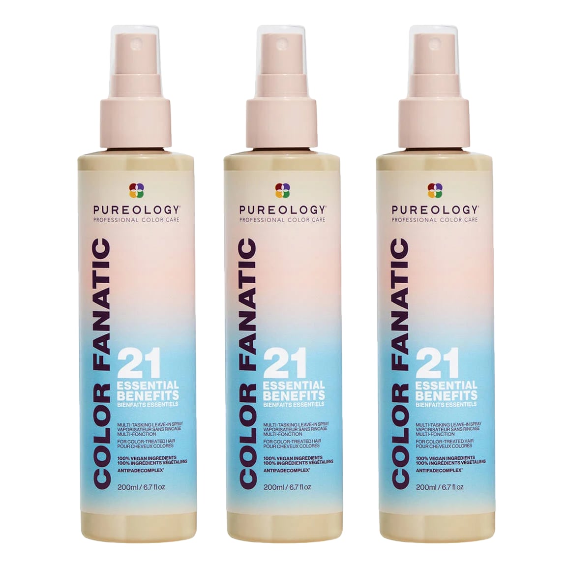 Pureology Colour Fanatic Multi Tasking Leave In Spray 200ml Trio - Salon Warehouse
