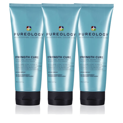 Pureology Strength Cure Superfood Treatment 200ml Trio - Salon Warehouse