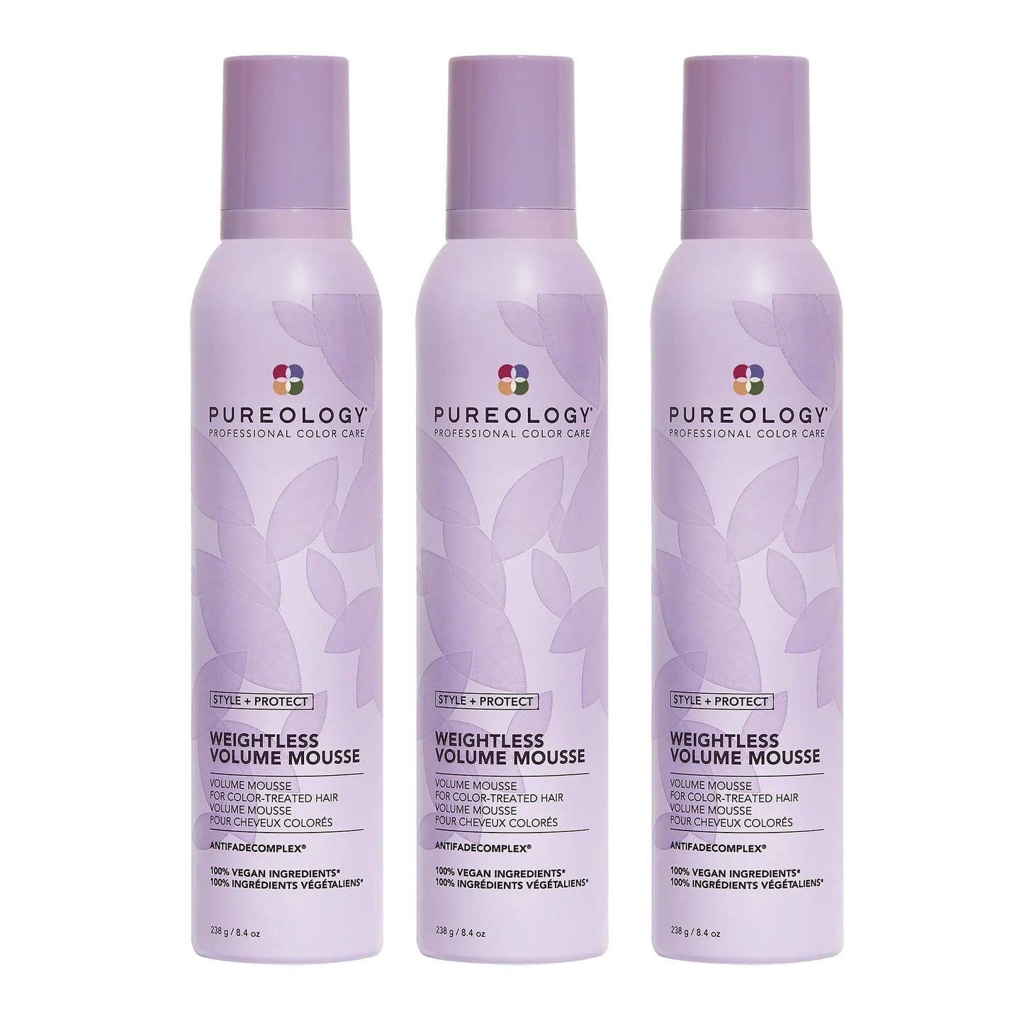 Pureology Style + Protect Weightless Volume Mousse 238g Trio - Salon Warehouse