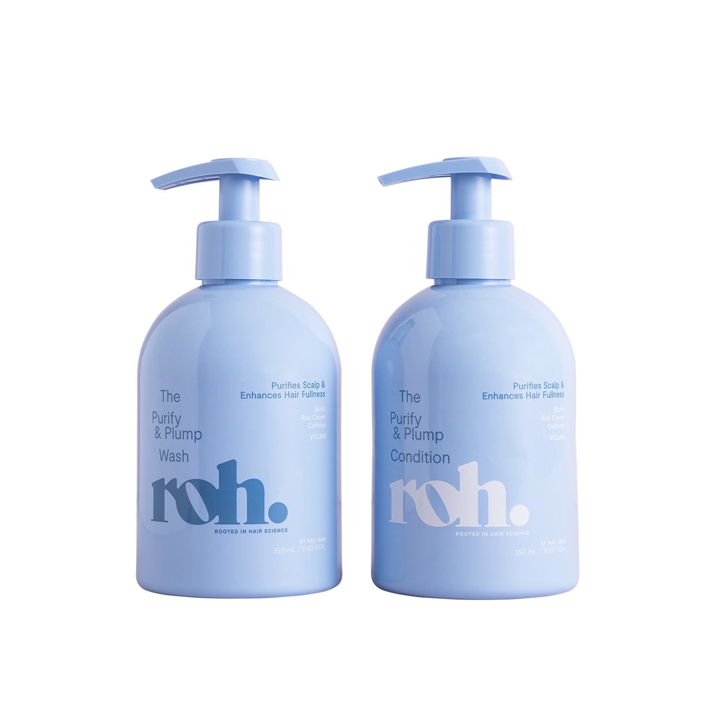 NAK Hair ROH Purify & Plump 350ml Duo - Salon Warehouse