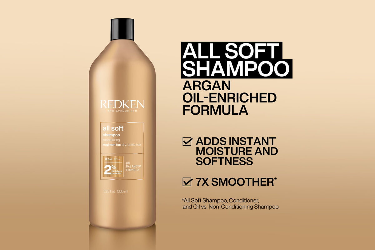 Redken All Soft Shampoo & Conditioner Duo 1000ml - Salon Warehouse ...