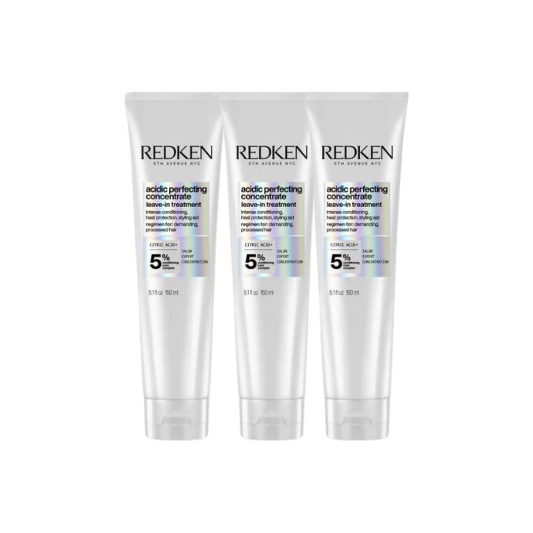 Redken Acidic Perfecting Concentrate Leave-In Treatment 150ml Trio