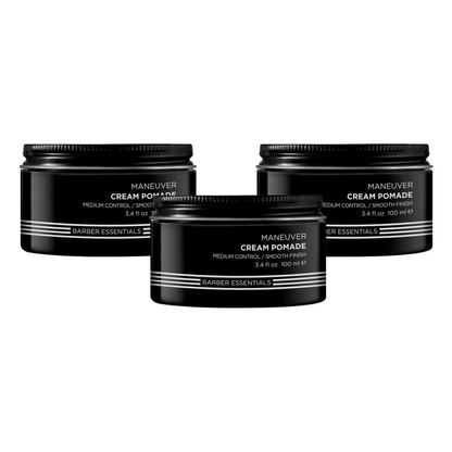 Redken Brews Maneuver Cream Pomade 100ml Trio
