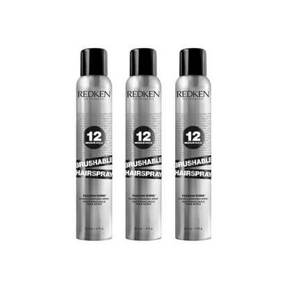 Redken Brushable Hairspray 290g Trio