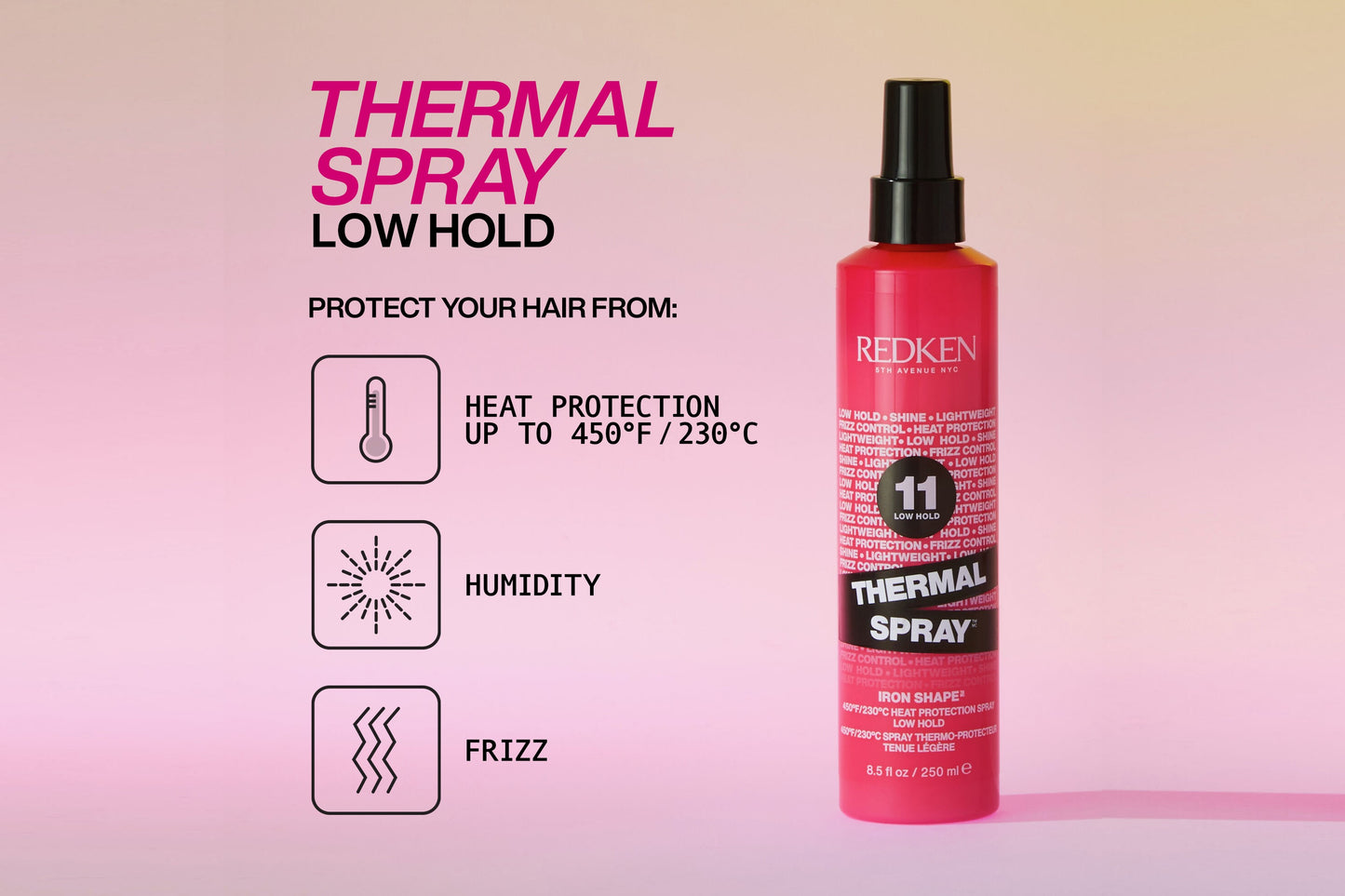 Redken Thermal Spray Low Hold 250ml