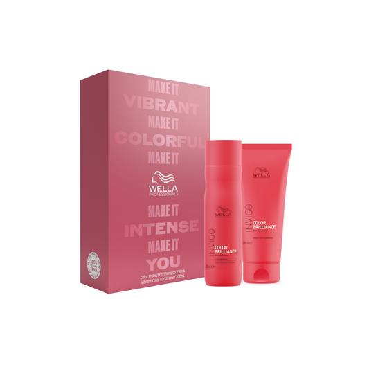 Wella Invigo 'Be Vibrant' Color Brilliance Duo Christmas Gift Pack - Shampoo 250ml & Conditioner 200ml