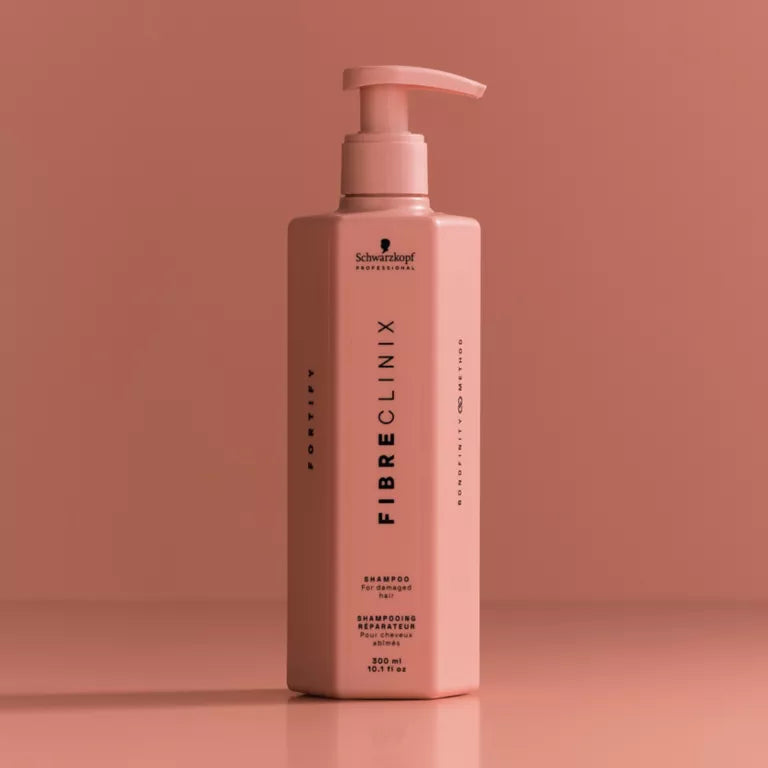 Schwarzkopf Professional Fibre Clinix Fortify Shampoo 300ml, Conditioner 250ml & Multi-Repair Spray 200ml Trio