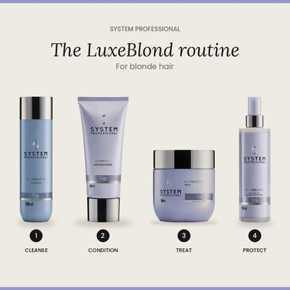 The LuxeBlond routine from System Professional