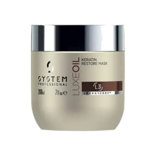 System Professional LuxeOil Keratin Restore Mask 200mL - Salon Warehouse