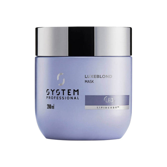 Wella System Professional Luxeblond Regenerating Cool Blonde Mask 200ml - Salon Warehouse