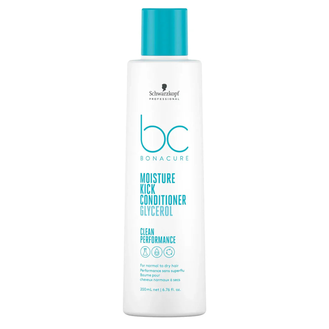 Schwarzkopf Professional BC Bonacure Moisture Kick Shampoo 250ml & Conditioner 200ml Duo - Salon Warehouse 