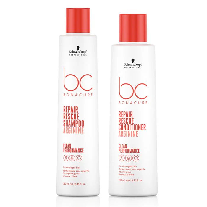 Schwarzkopf Professional BC Bonacure Repair Rescue Shampoo 250ml and Conditioner 200ml - Salon Warehouse 