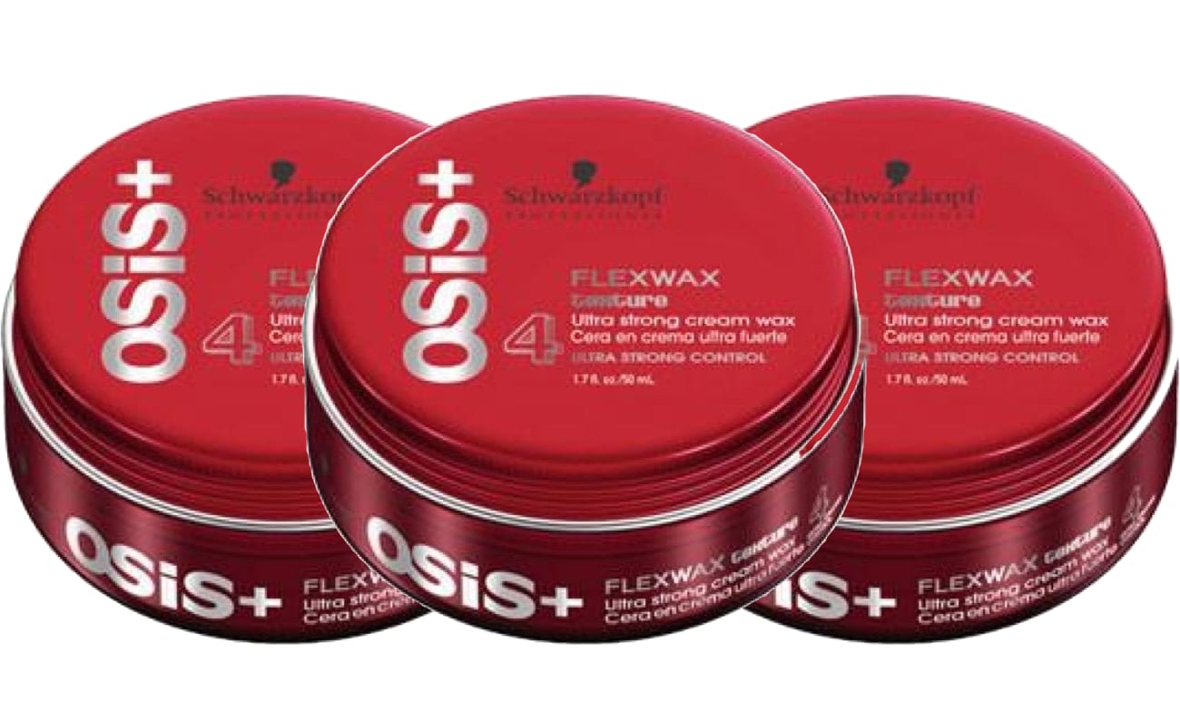 Schwarzkopf Professional Osis+ Flexwax Ultra Strong Cream Wax 85ml Trio - Salon Warehouse