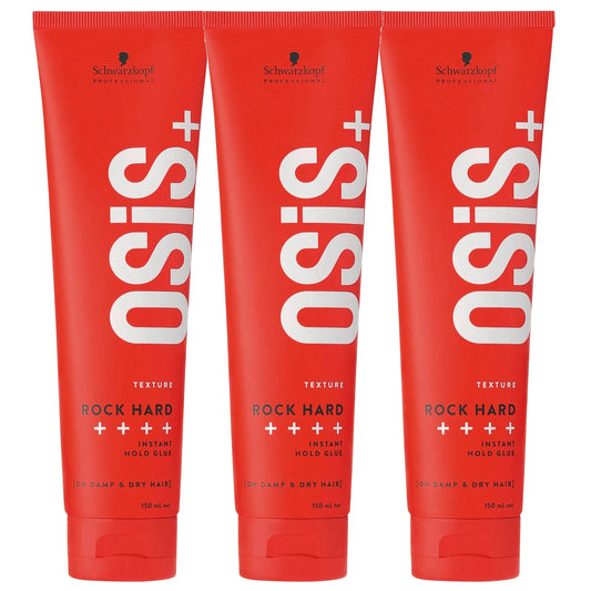 Schwarzkopf Professional Osis+ Rock Hard Instant Hold Glue 150ml Trio - Salon Warehouse