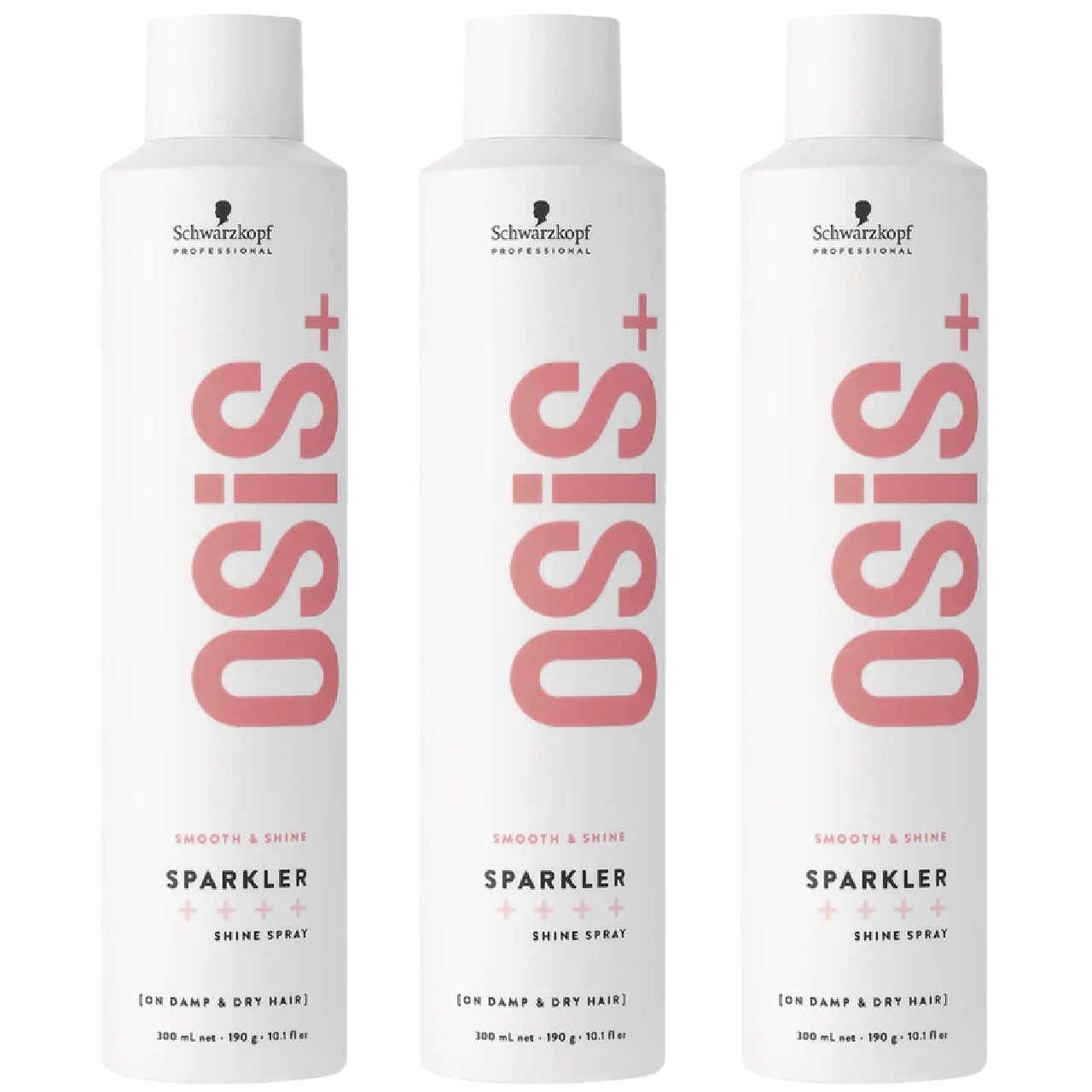 Schwarzkopf Professional Osis+ Sparkler Shine Spray 300ml Trio - Salon Warehouse