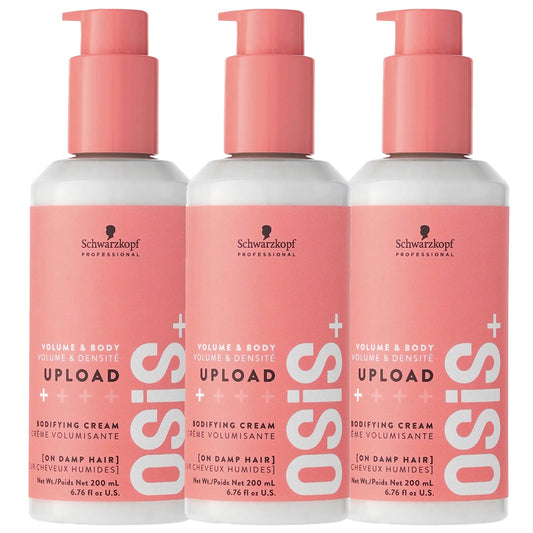 Schwarzkopf Professional Osis+ Upload Volume Lightweight Cream 200ml Trio - Salon Warehouse