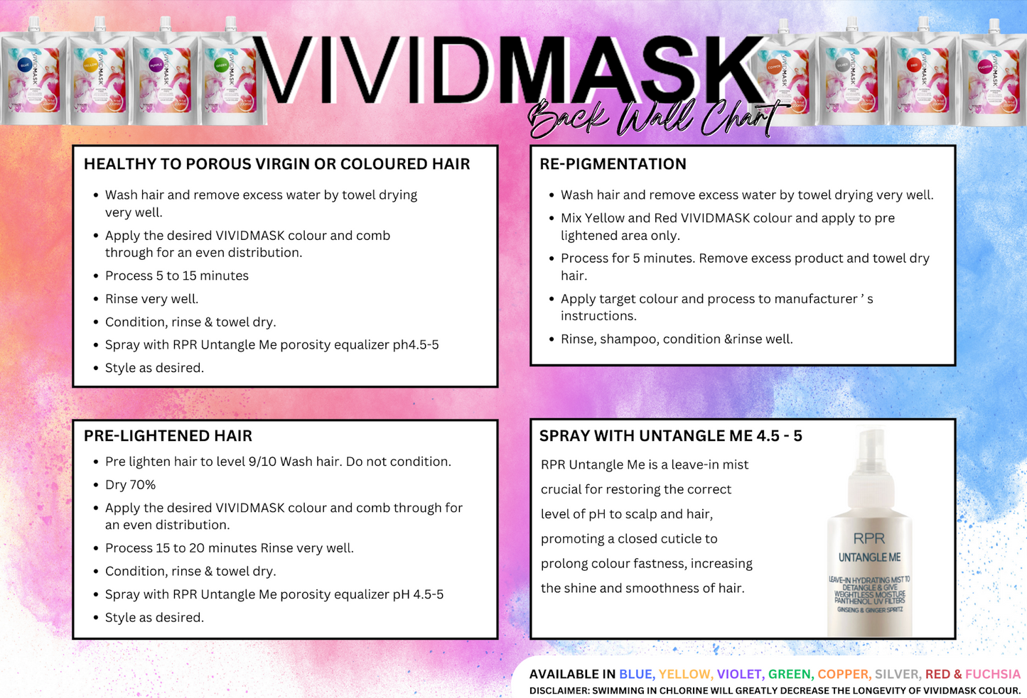 RPR Vivid Mask 200ml - Salon Warehouse