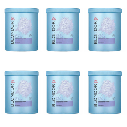 Wella Blondor Lightening Powder 800g x 6 - FLASH SALE OLD PACKAGING Production date February 2022