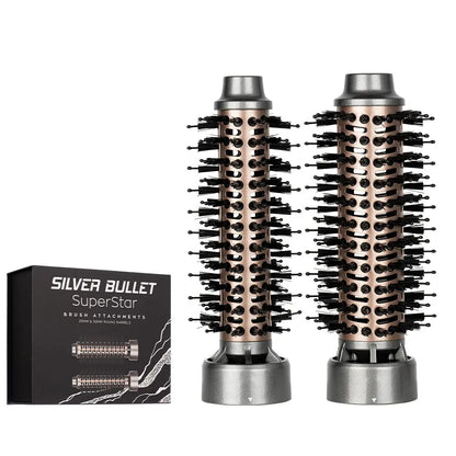 Silver Bullet Superstar Spare Brushes 32mm + 25mm - Salon Warehouse