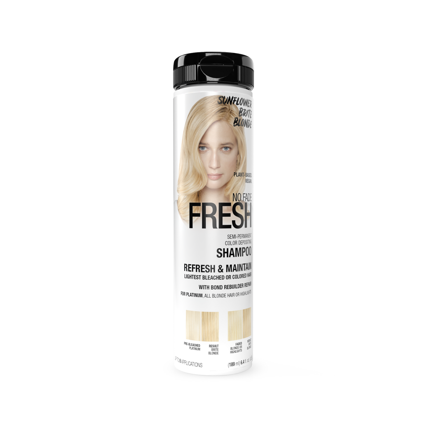 No Fade Fresh Semi Permanent Colour Depositing Shampoo Sunflower Brite Blonde 189ml