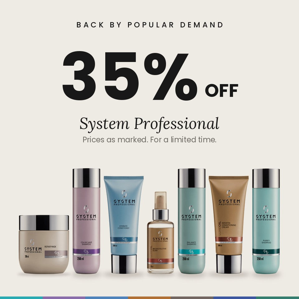 35% off System Professional, back by popular demand. Prices as marked.
