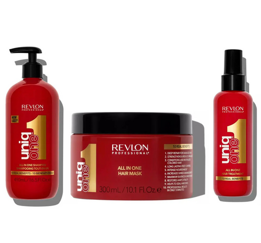 Revlon Professional Uniq One All In One Shampoo, Mask & Treatment Trio - Salon Warehouse