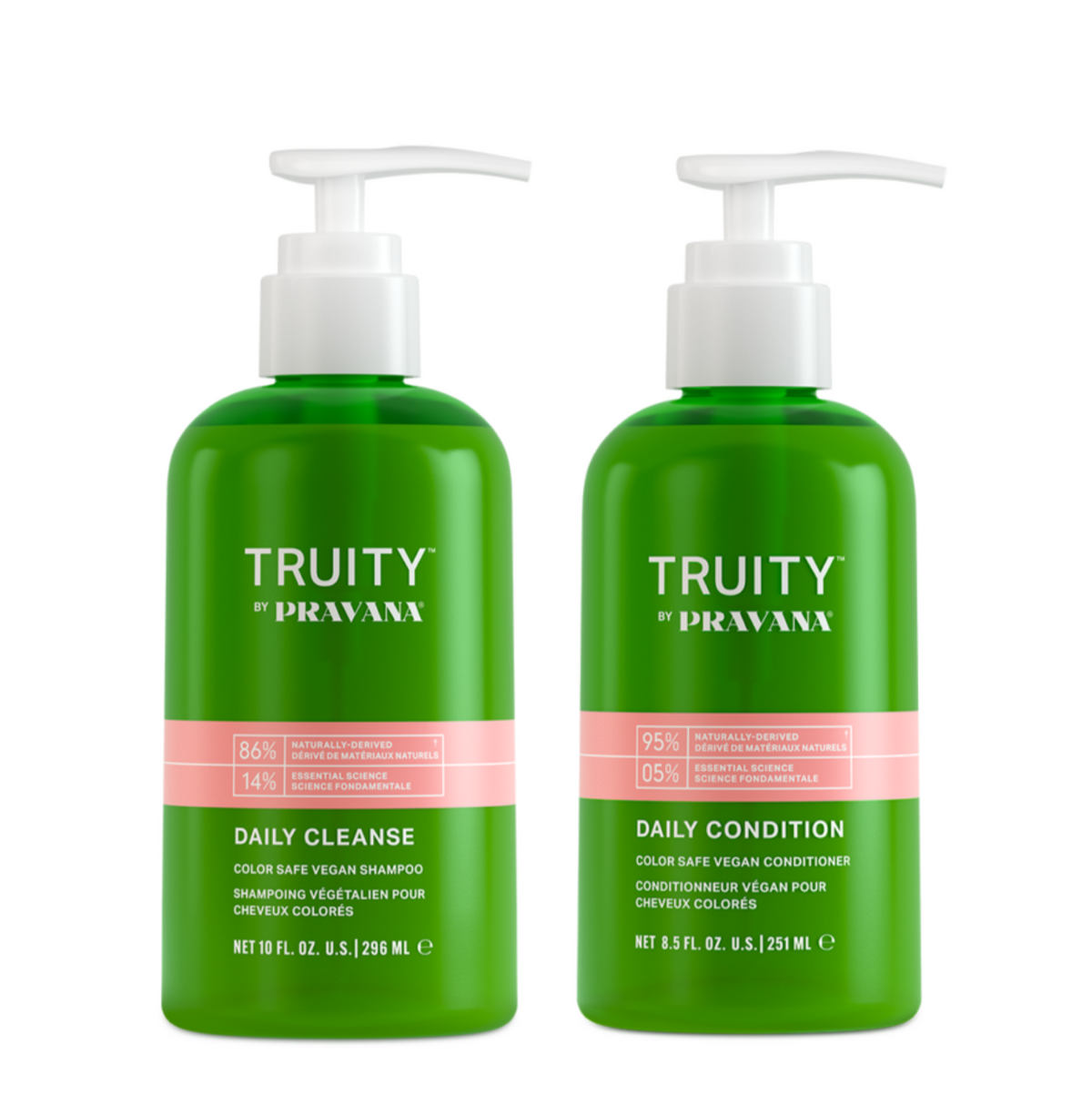 Pravana Truity Daily Cleanser & Conditioner Duo - Salon Warehouse