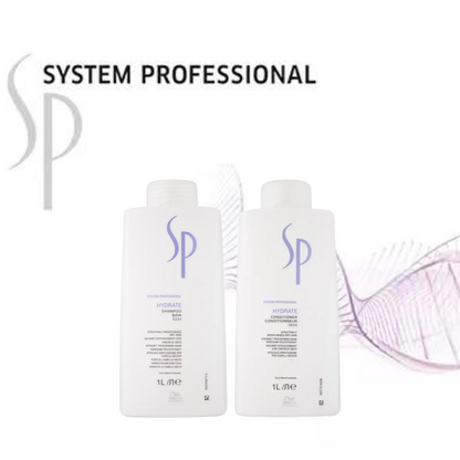 Wella SP Hydrate Shampoo & Conditioner 1000ml Duo - Salon Warehouse