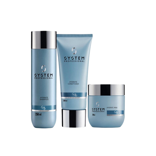 Wella System Professional Hydrate Shampoo, Conditioner & Mask Trio Pack - Salon Warehouse