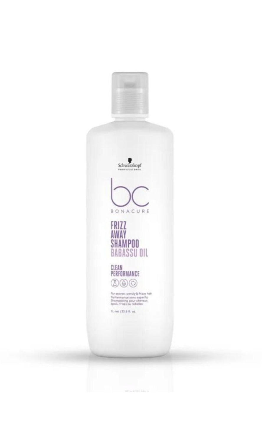 Schwarzkopf Professional Bc  Bonacure Clean Performance Frizz-Away Shampoo  & Conditioner 1000ml Duo - Salon Warehouse