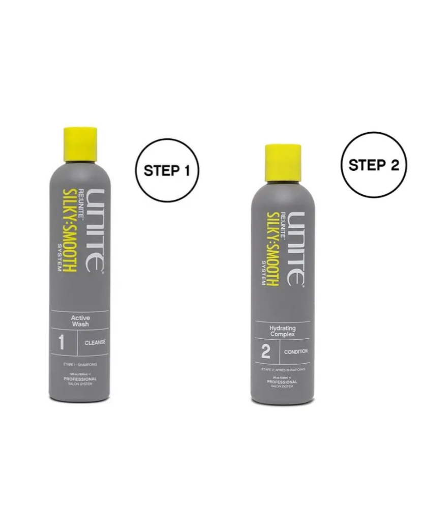 Unite Re:Unite Silky Smooth Shampoo & Hydrate Complex Conditioner Duo - Salon Warehouse